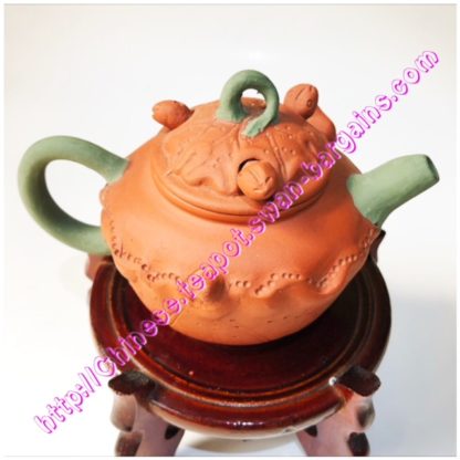 Frog Tadpoles on Lotus Leaf Yixing Teapot Singapore