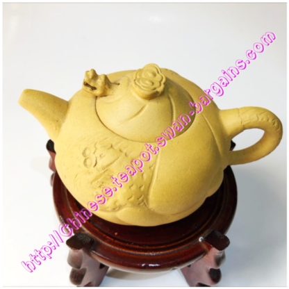 Movable Dragon Head Lid Yellow Zisha Teapot Singapore