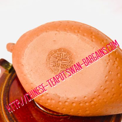 Cheap Red Chayote Lotus Leaf Motif Yixing Zisha Teapot