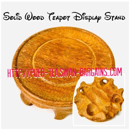 Solid Wood Teapot Display Stand Singapore - 10cm